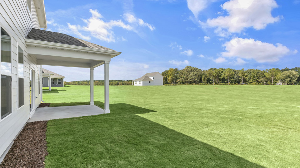 edisto backyard and covered patio