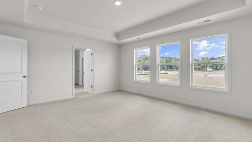 bedroom with carpet flooring