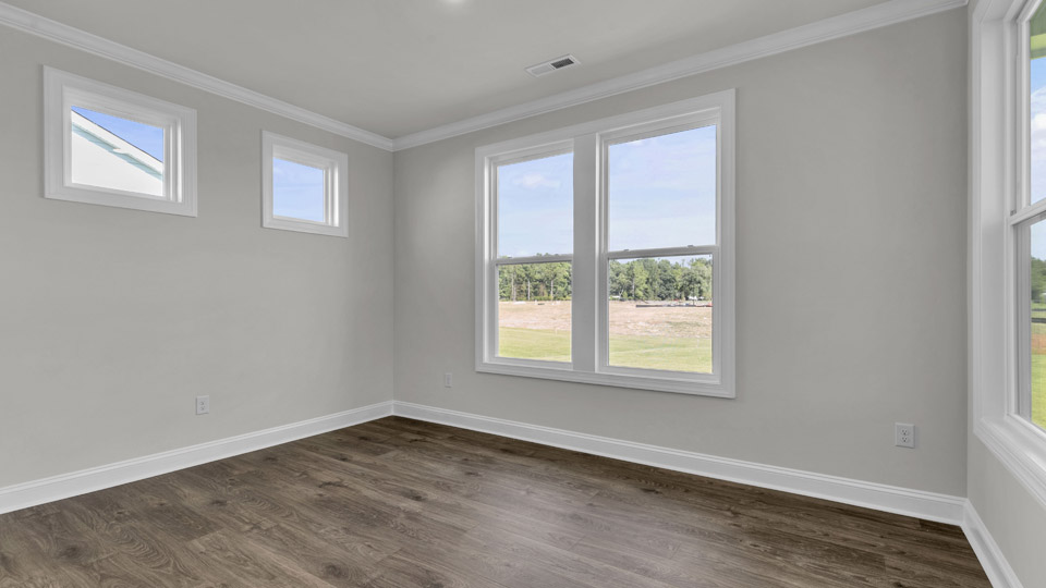 breakfast area with revwood flooring