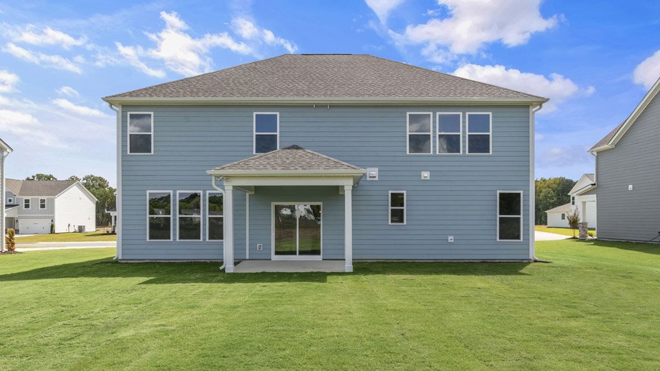 Norman backyard and covered patio