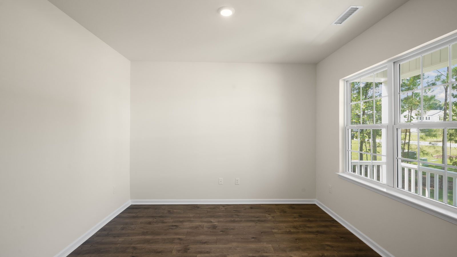 Living area with revwood flooring