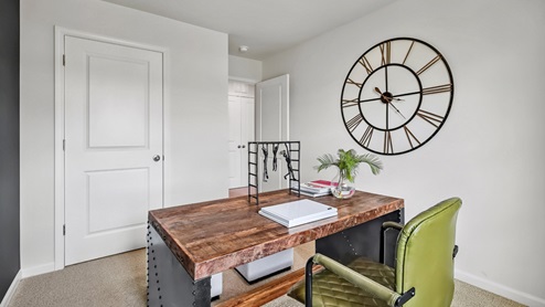 pearson office or bedroom with carpet flooring