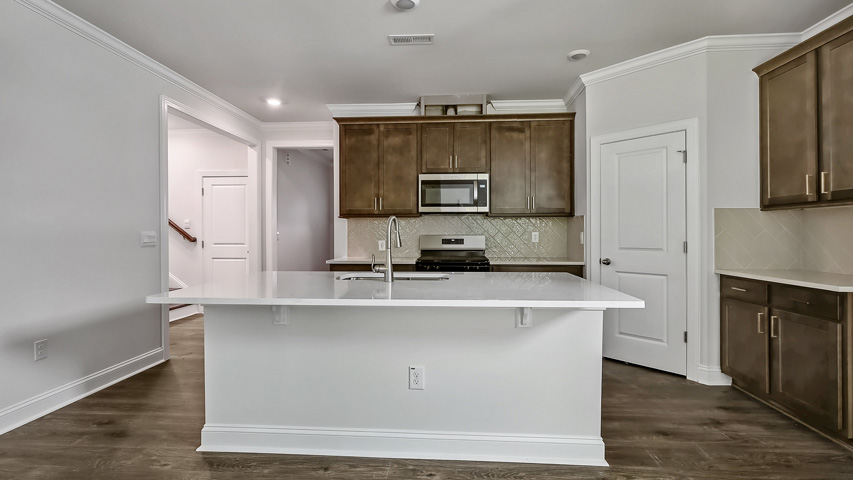 Kitchen with quartz countertops