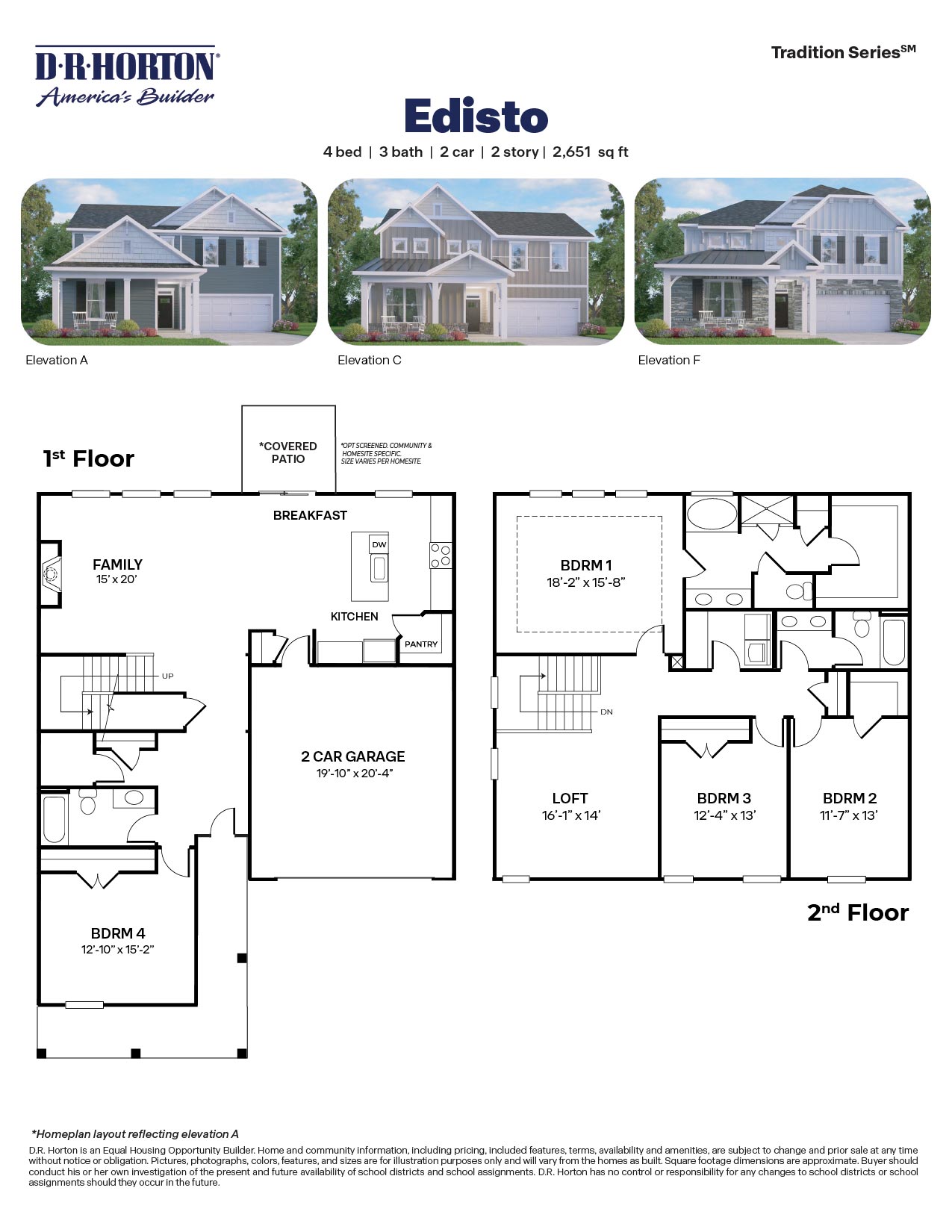 Edisto Floorplan