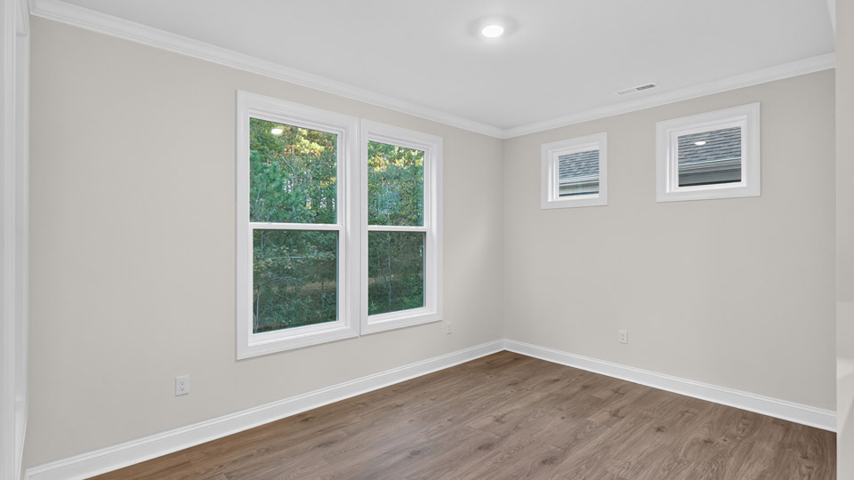 dining area with revwood flooring