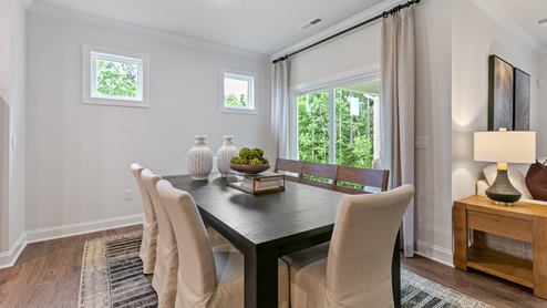 dining room table with chairs