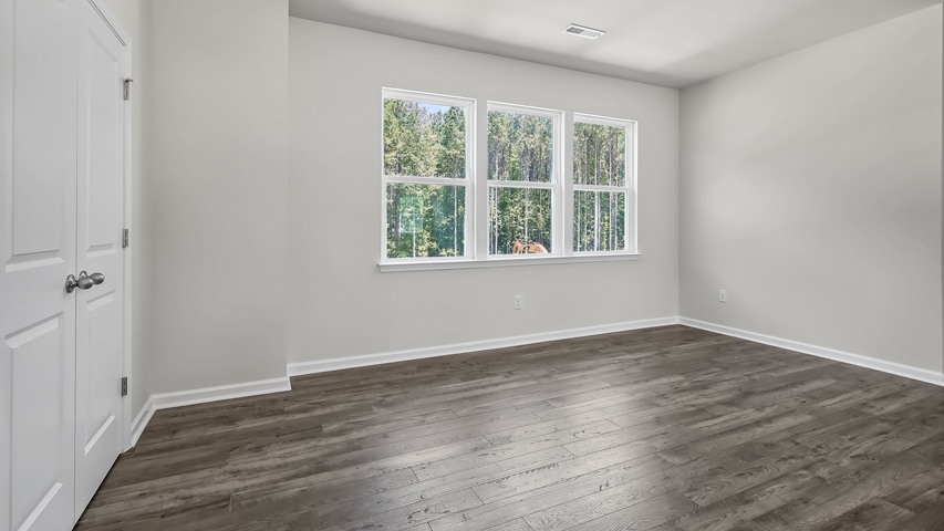 Living area with revwood flooring