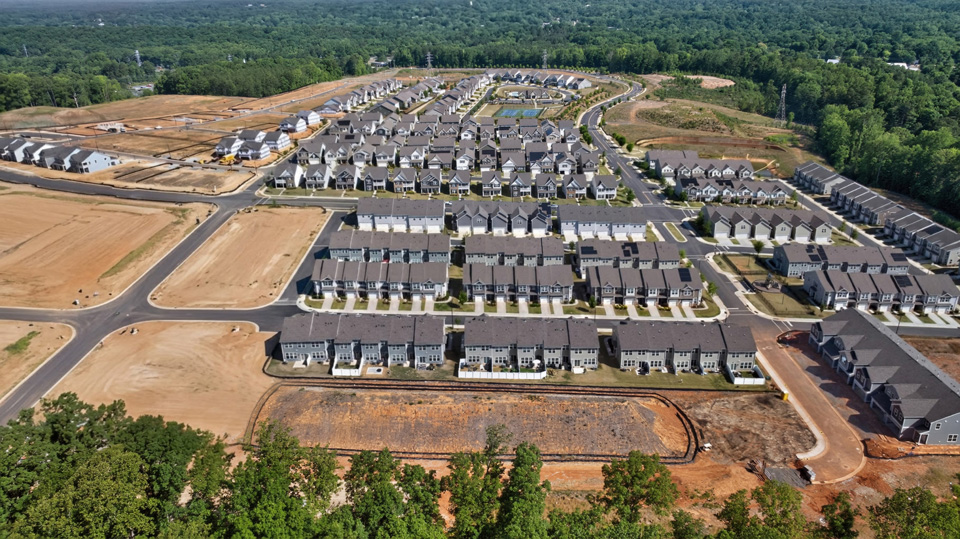 community aerial photos of lots