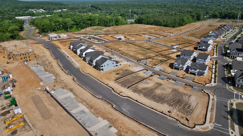 community aerial photos of lots