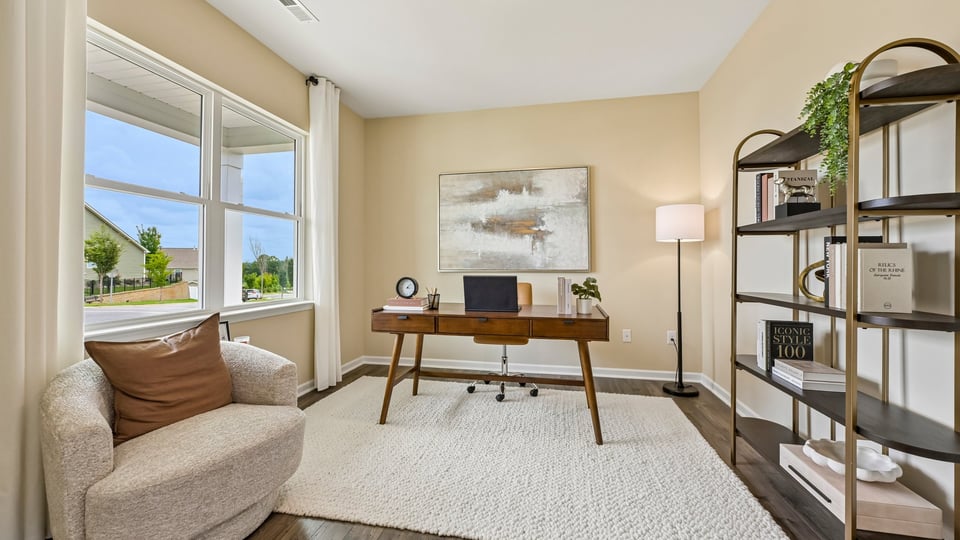 study with revwood flooring