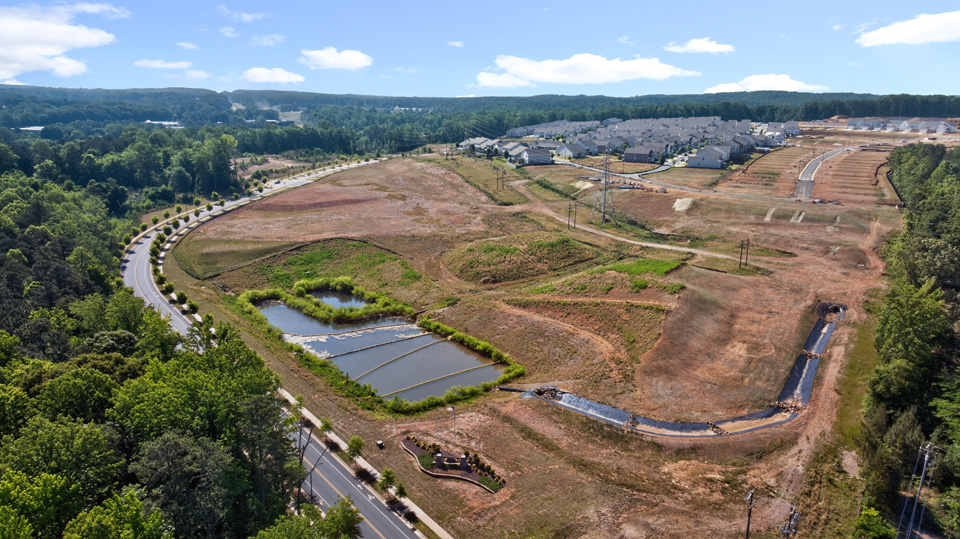 community aerial photos of lots