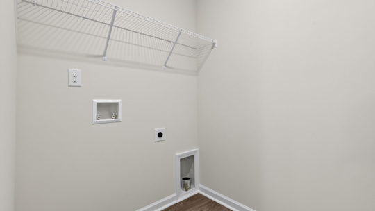 laundry room with washer and dryer hookups