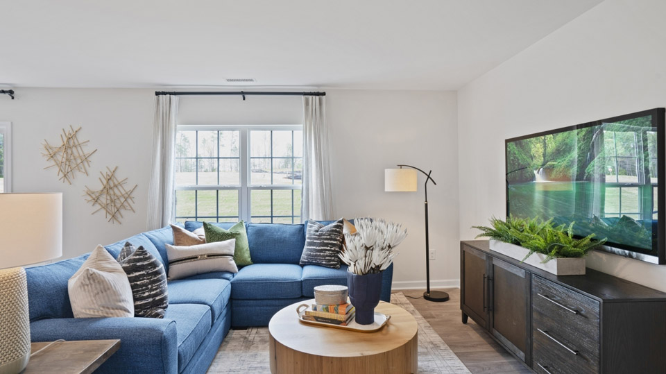 Open-concept living room