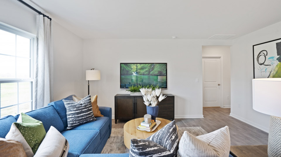 Open-concept living room