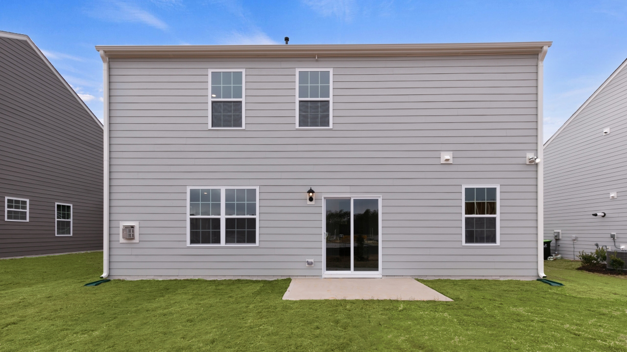 Come see the Penwell at 1253 Pavo Path, Wendell, NC 27591, at Anderson Farm!   The Penwell is one of our two-story floorplans featured at Anderson Farm in Wendell, North Carolina, offering 3 modern elevations. This home offers 3 bedrooms, 2.5 bathrooms, 2,164 sq. ft. of living space, and a 2-car garage.   Upon entering the home, you'll be greeted by an inviting foyer which leads you past a flex room and powder room, then directly into the center of the home. At the heart of the home is a spacious living room that blends with the kitchen and breakfast area, creating an expansive and airy feel. The kitchen is well-equipped with a walk-in pantry, stainless steel appliances, and functional kitchen island, overlooking the living room making it perfect for cooking and entertaining.   On the second floor you'll find a loft that offers a flexible space for use as a media room, playroom, or a fourth bedroom. The primary bedroom sits at the front of the home on the second floor and features a large walk-in closet off the primary bathroom that boasts a walk-in shower, dual vanity, and a water closet for ultimate privacy. The additional two bedrooms upstairs each boast a walk-in closet and have easy access to a full bathroom. The laundry room completes the second floor.   Anderson Farm is uniquely positioned to take advantage of all Wendell has to offer. A 5 minute drive from both Wendell Falls and charming Downtown Wendell.   With its thoughtful design, spacious layout, and modern conveniences, the Penwell is the perfect new home for you at Anderson Farm. Contact us today to schedule a personal tour! * Photos are not of actual home or interior features and are representative of floor plan only. *