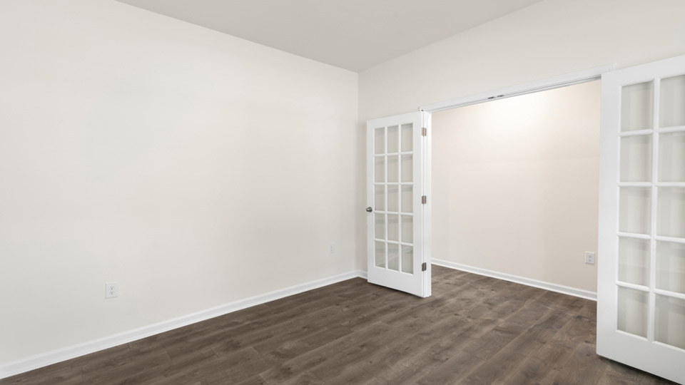 Study with french doors