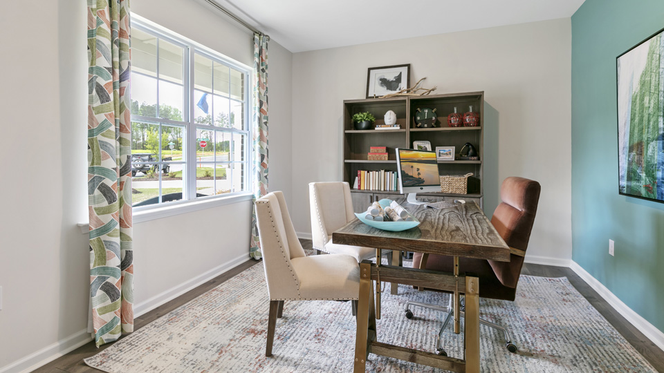 Study with french doors