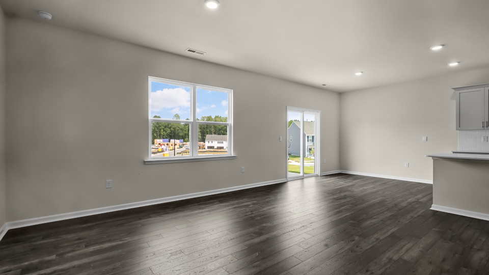 Open-concept living room