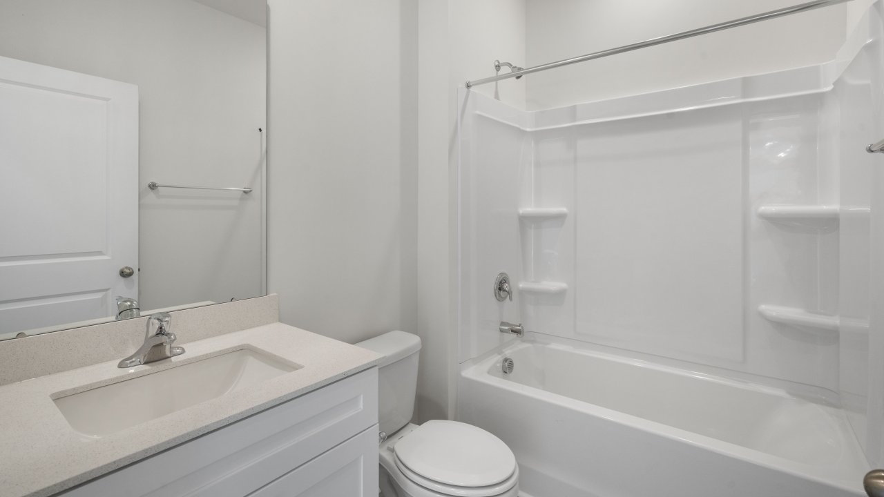 Bathroom with quartz countertops