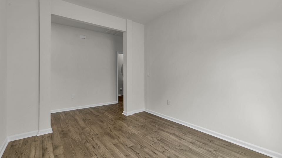 Formal dining with revwood flooring