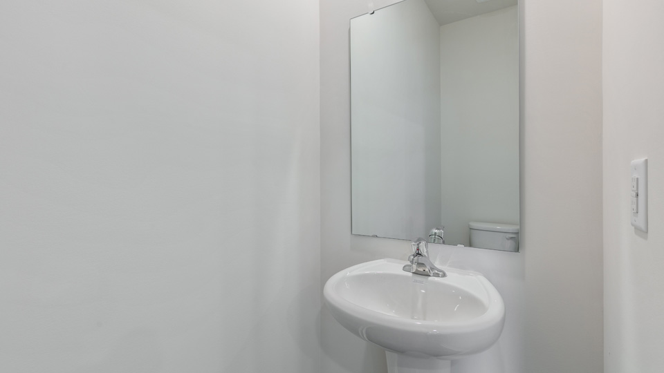 First-floor bathroom