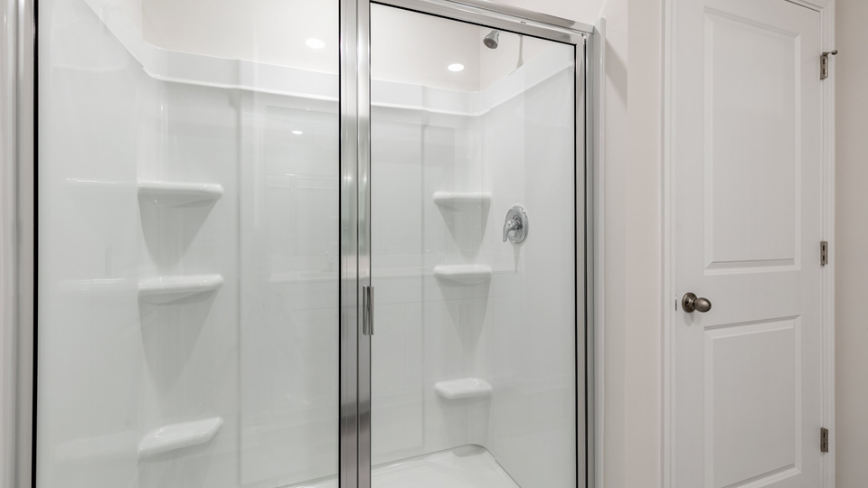 bathroom with walk-in shower