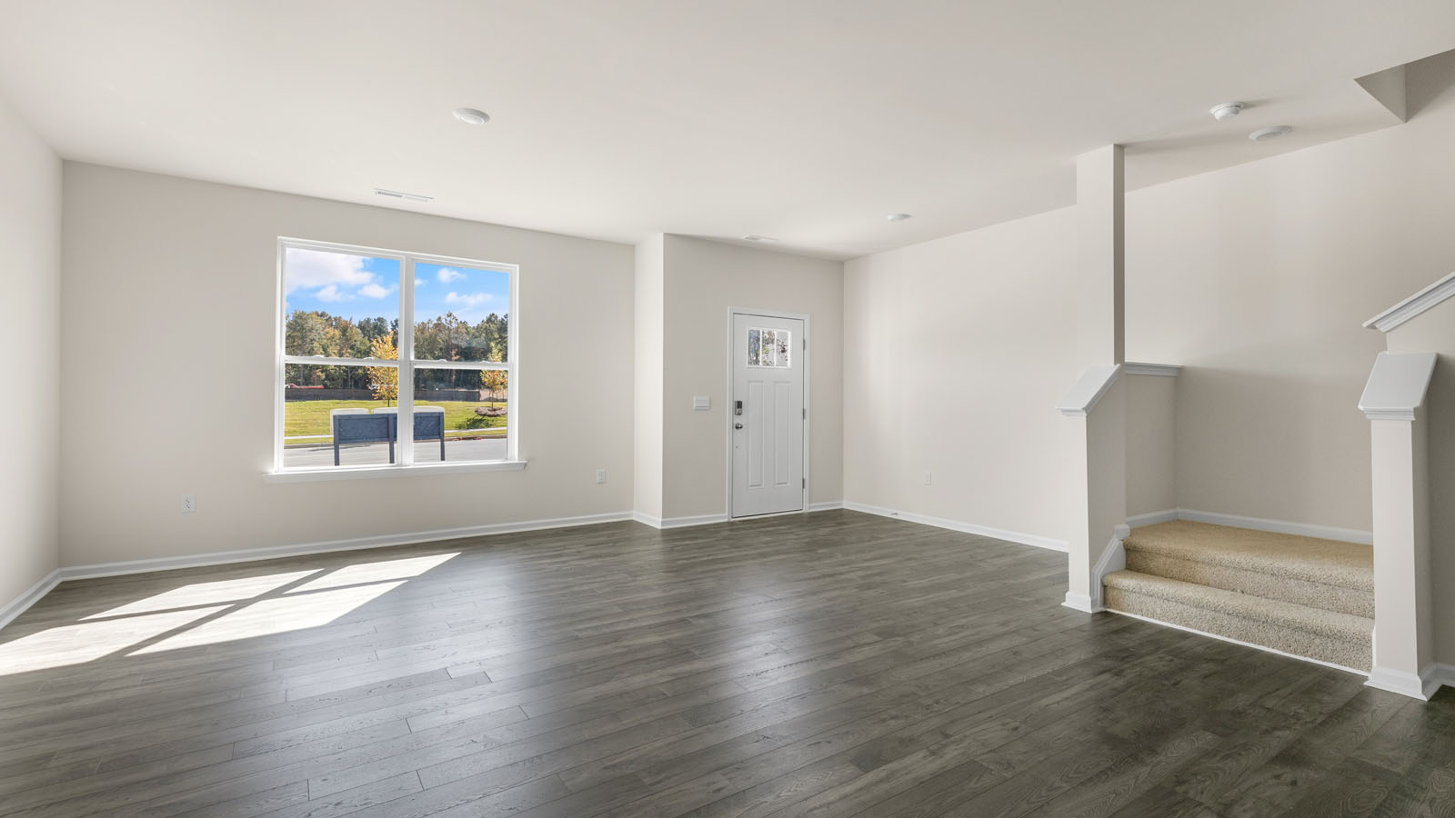 living room with open space and great natural lighting