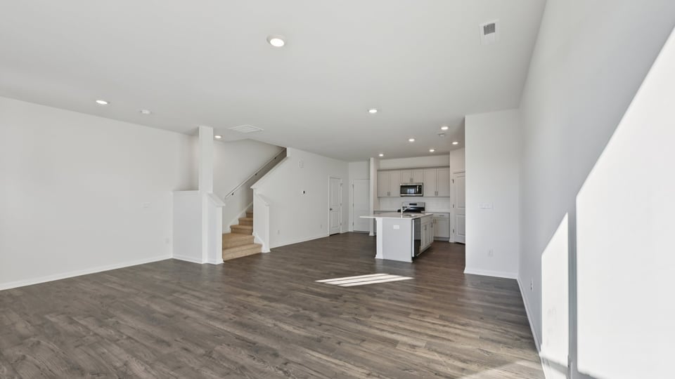 Open-concept living room