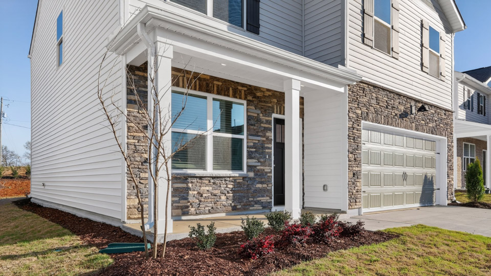 Exterior front door entry