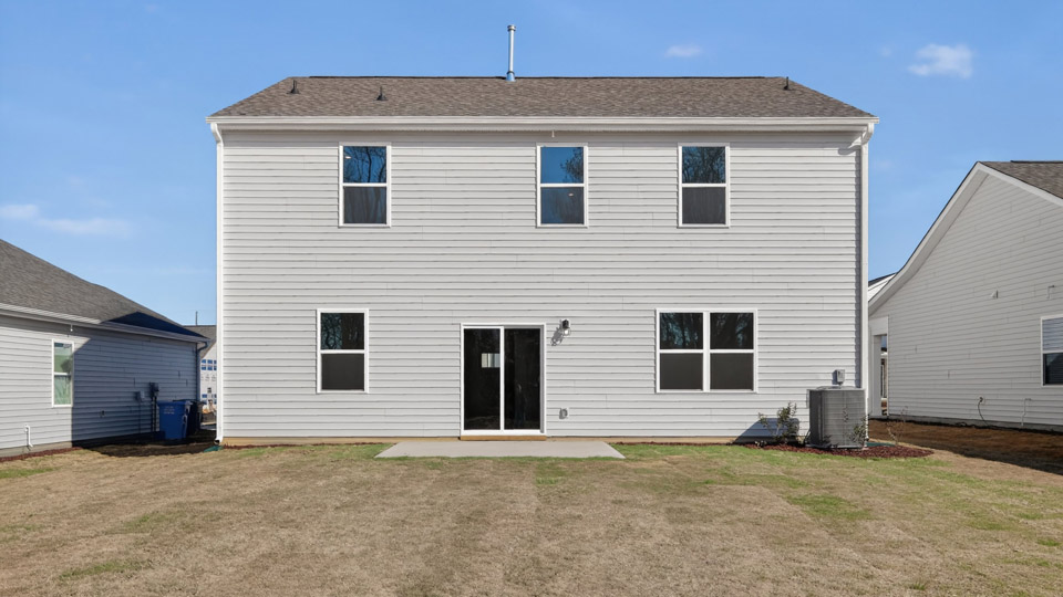 View of the back of the home