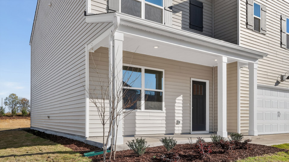 Exterior front door entry