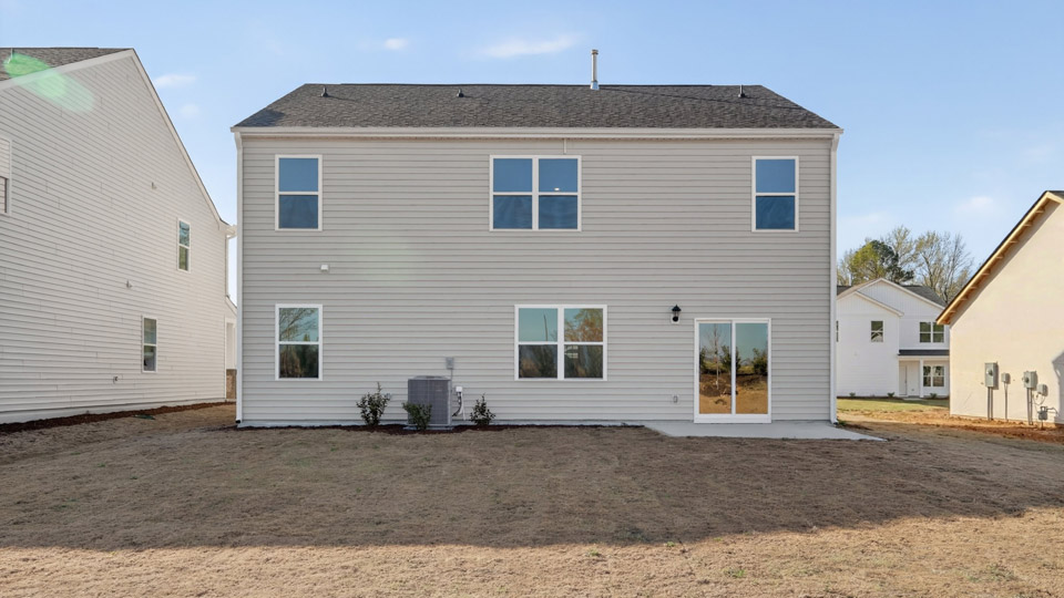 View of the back of the house