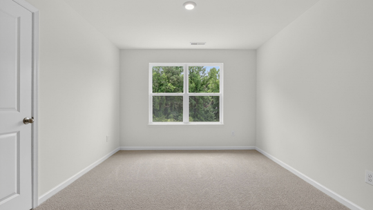 loft with carpet flooring