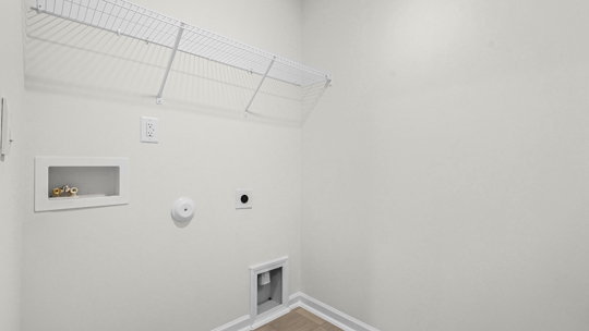 laundry room with washer and dryer hookups