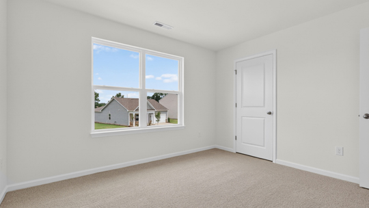 bedroom with carpet flooring