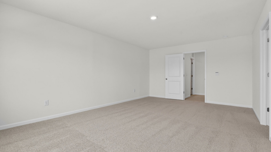 bedroom with carpet flooring