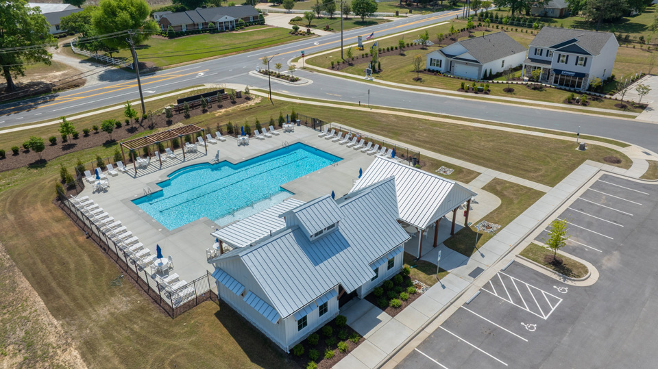 drone pool photo