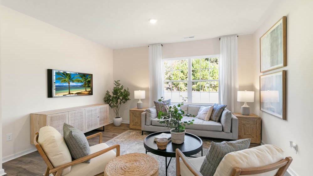 Open-concept living room