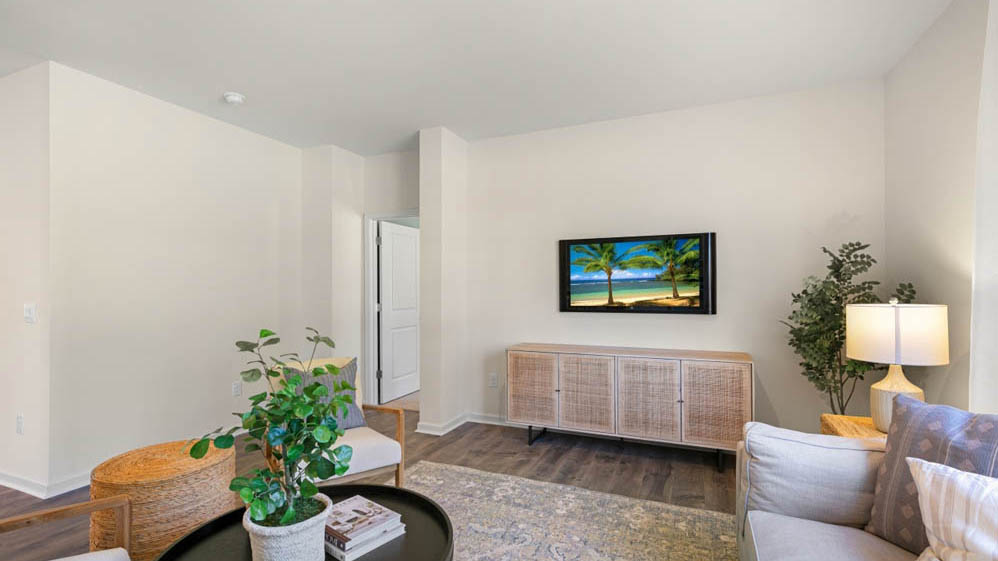 Open-concept living room