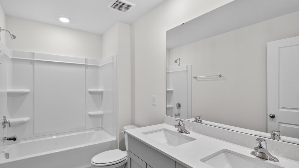Bathroom with quartz counters