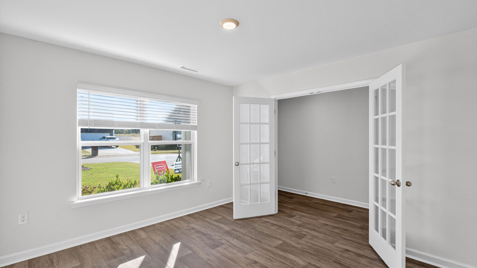 Study with french doors