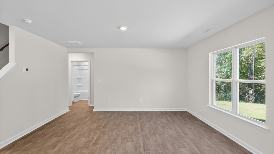 Open-concept living area