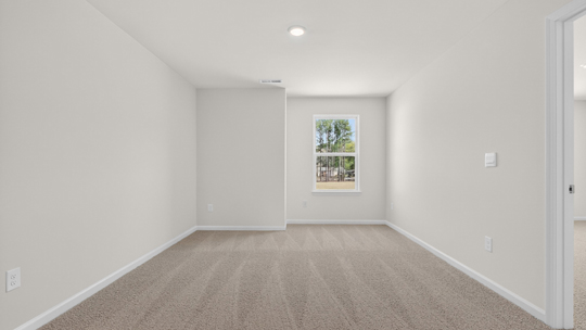 additional bedroom with window, carpeting, closet