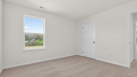 additional bedroom with window, carpeting, closet