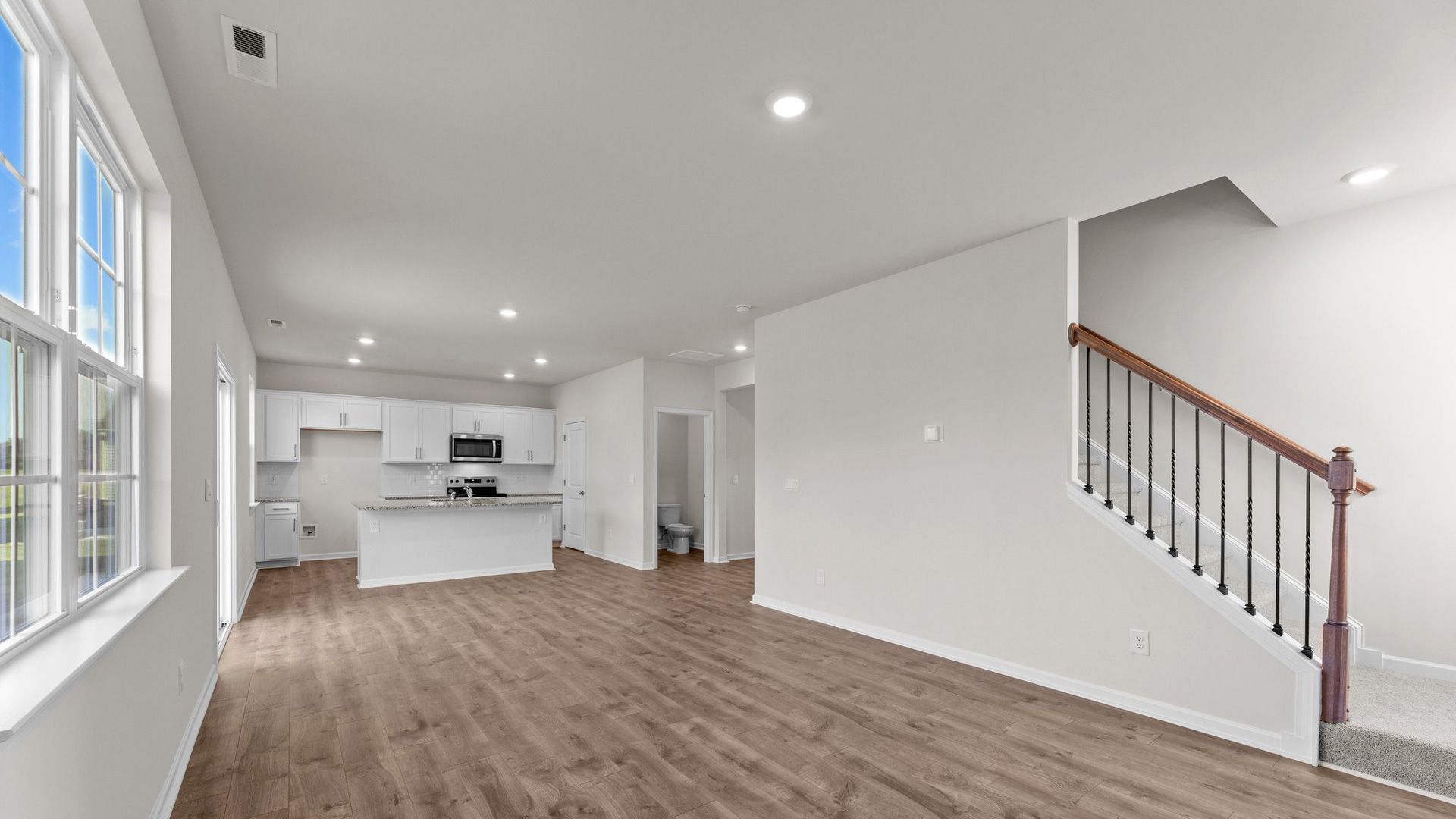 Open-concept living room