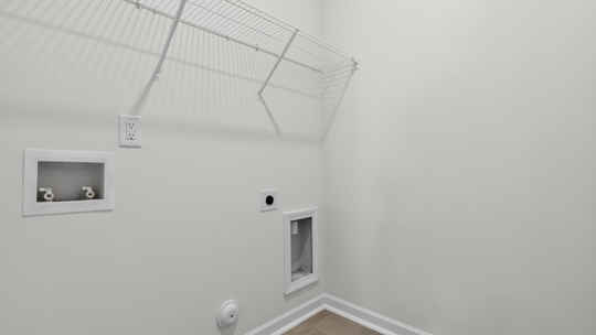 laundry room with washer and dryer hookups