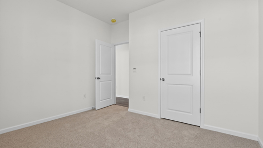 bedroom with carpet flooring
