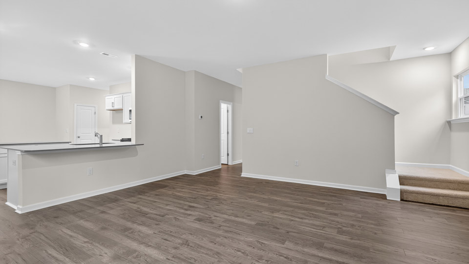 LIVING ROOM/STAIRWELL