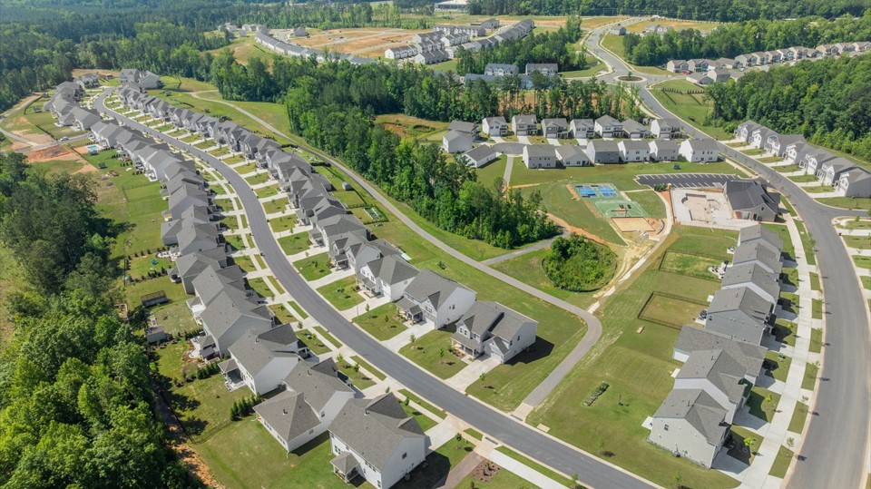aerial overhead of galvins community