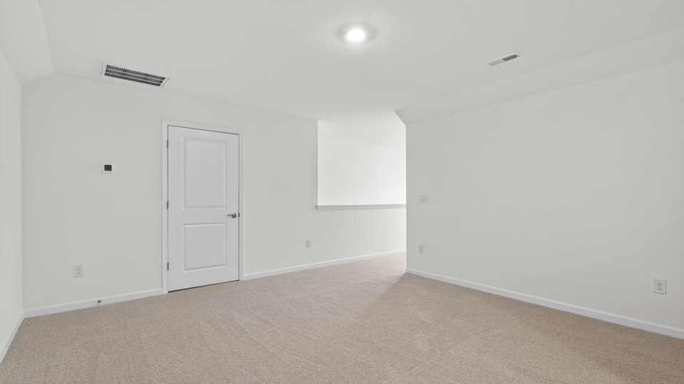 second floor loft area